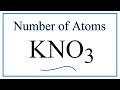 Understanding Potassium Nitrate and Atoms