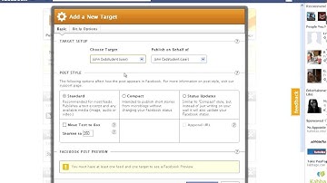 Tying Wordpress to Facebook using RSS Graffiti