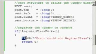 Famous Direct3d (DirectX) tutorial 1 (part 2 of 4) - A Window Profile