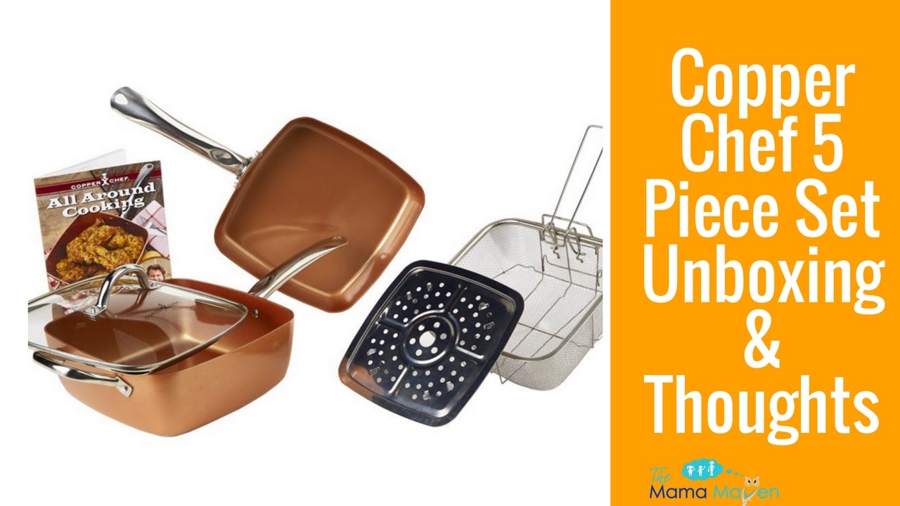 Copper Chef 5 Piece Set Unboxing & Thoughts YouTube