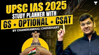 1 Year Complete UPSC Strategy for Beginners (GS + CSAT + Optional) | Chandramouli Sir