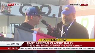 CS Amina Mohamed flags off the 10th edition of the East Africa classic safari rally in Naivasha