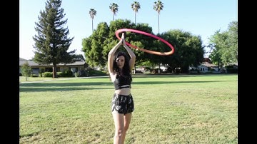 Beginner hulahoop tutorial - flow combo (2)