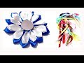 Realistic and easy ribbon flower   amazing and beautiful new fabric art