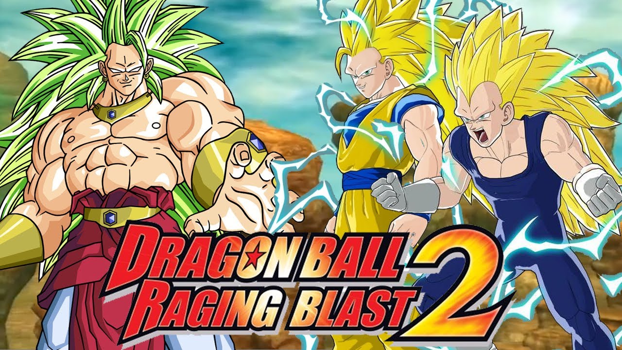 Dragon Ball Raging Blast 2: SSJ3 Broly vs SSJ3 Goku & SSJ3 ...