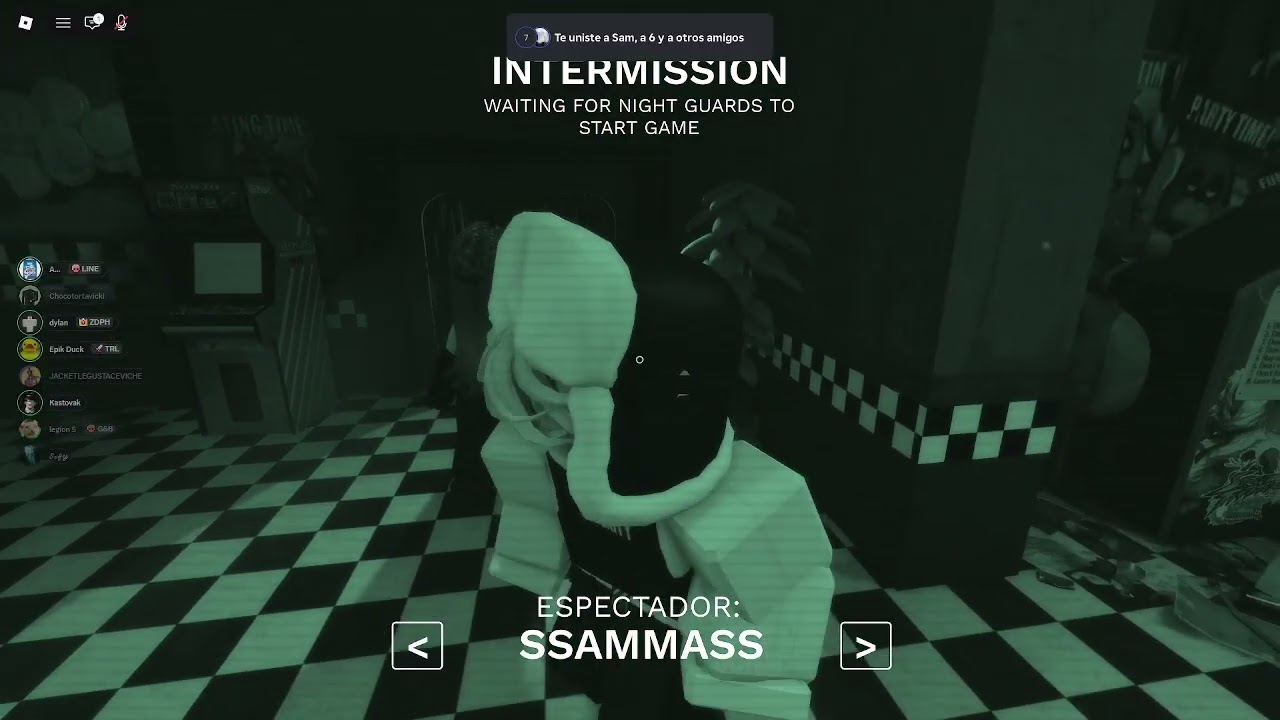 Fnaf modo versus del roblox con amigos