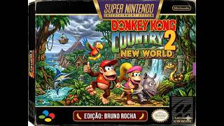 DKC2: New World (Snes-Hack) - Gameplay de (Mauh Gamer) Part1
