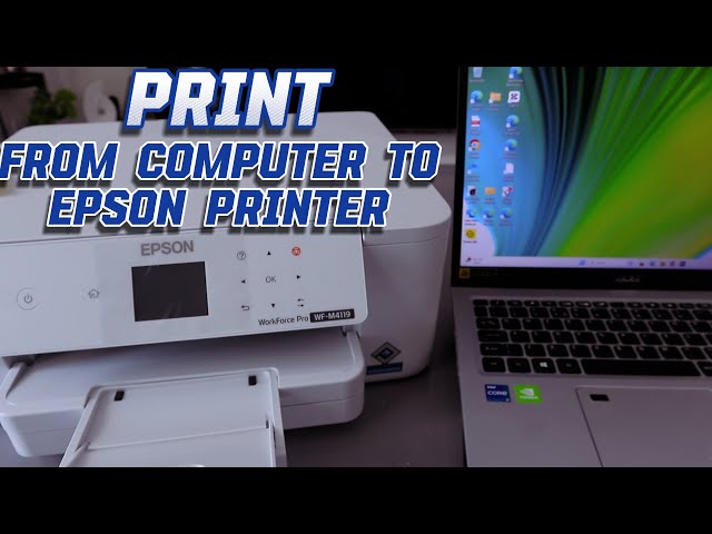 How To Print From Computer or PC or Microsoft Word to Epson