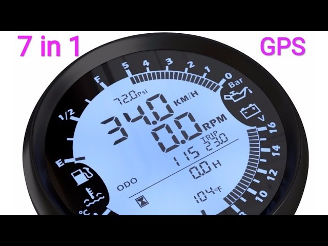 Crossfire Universal 64mm GPS speedometer Boat Truck Car Quad UTV