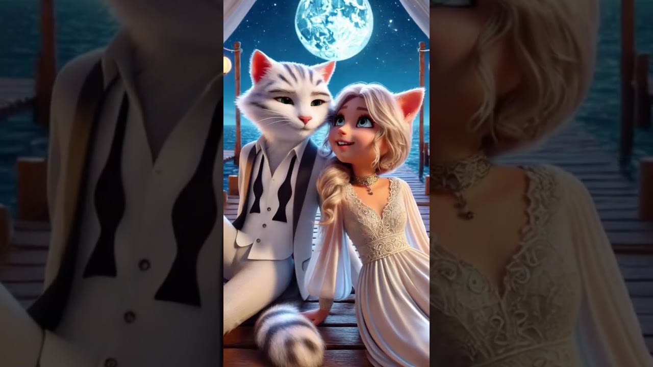 #cat #funny #cute #cute #cartoon #cutebaby The love of these cats 🥰🥰