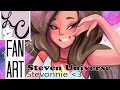 Drawing Stevonnie from Steven Universe! (Copic Marker/Prismacolor Coloring)