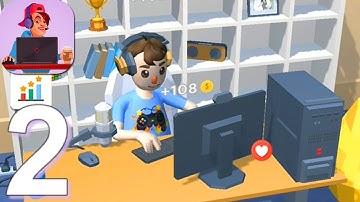 Idle Streamer! - Gameplay Walkthrough Part 2 (Android,iOS)