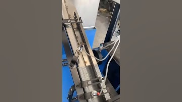 Cloth hanger hook bending making machine with heading and threading #bender #bendingmachine