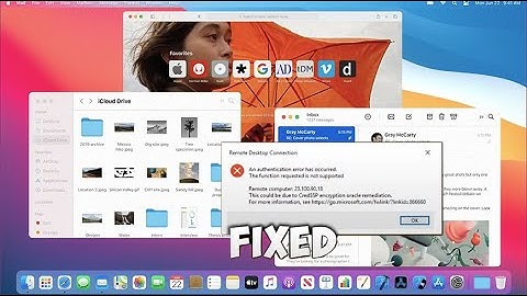 How to Fix Credssp Encryption Oracle Remediation Error  Remote Desktop Connection
