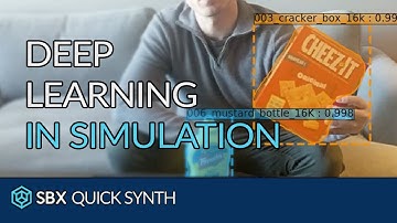 Deep learning model trained in simulation - SBX Robotics