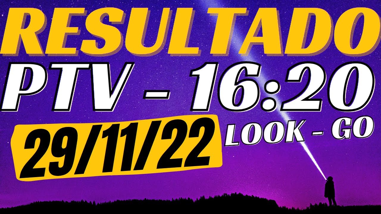 Resultado do jogo do bicho ao vivo – PTV – Look – 16:20 29-11-22