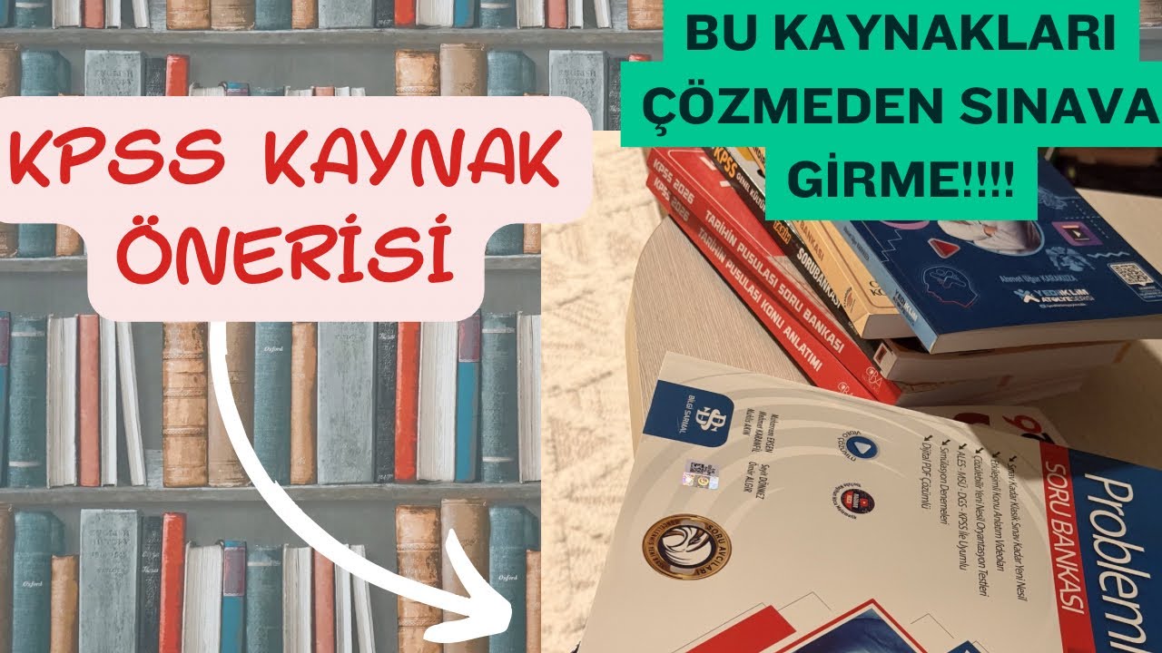 KPSS’de Hangi Kaynak Kazandırır| Bu Süreçte Nasıl İlerleyeceğim|Kitap Önerisi