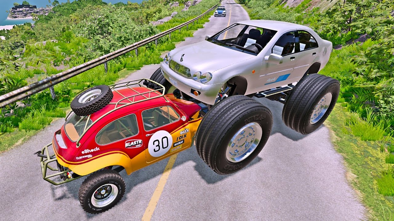 High Speed Cars on Traffic Road | BeamNG Drive Live Stream #7 | BeamNG Fun ||