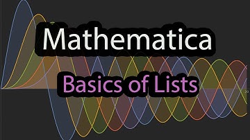 Mathematica Tutorial: Basics of Lists