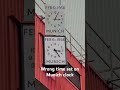 The wrong time set on the Munich clock #mufcnews #football #manchesterunitedforever