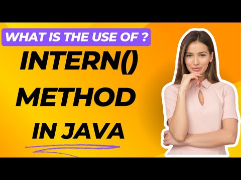 what is the use of Java String class intern() method in java?