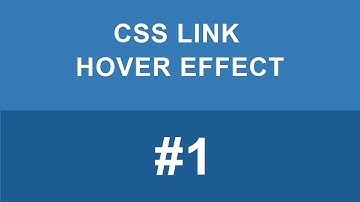 CSS Links Hover (Animation) Effect Type #1 Concept