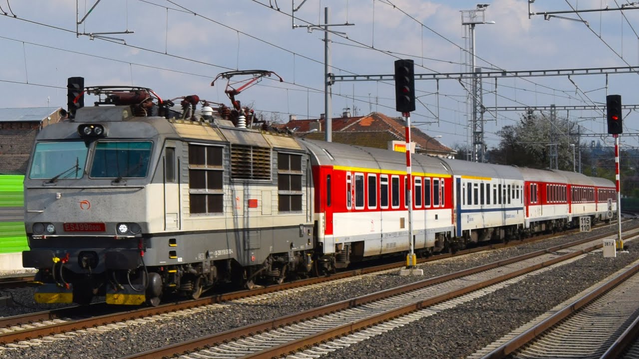 Vlaky Úvaly - 14.4.2017 / Czech Trains Úvaly