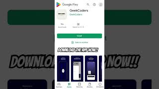 Download the app now| PlayStore| Education| #coding #datascience #dataengineer
