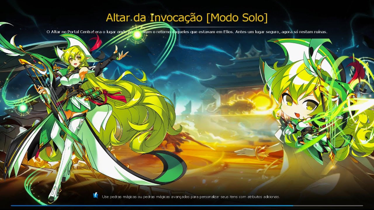 Elsword [INT] Rena Prophetess [Raid] Altar of Invocatio [Modo Solo ...
