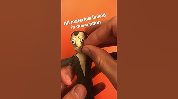 How to make a wire armature puppet for STOP MOTION on a BUDGET #shorts