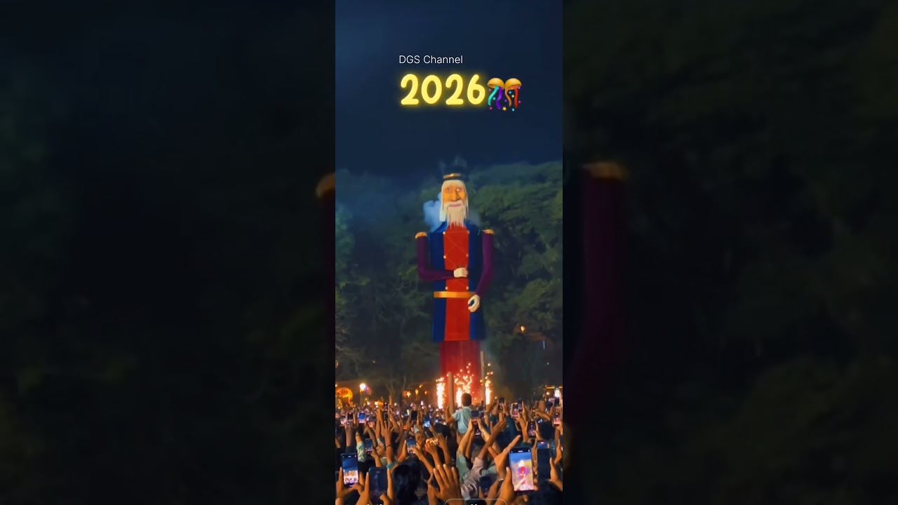 Happy new year celebration at Fort kochi,Kerala,India