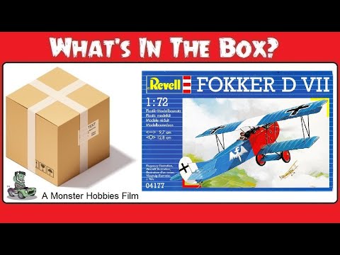 What's In The box? The 1/72 scale Fokker D.VII Plastic Model Kit By Revell - A Model Kit Unboxing