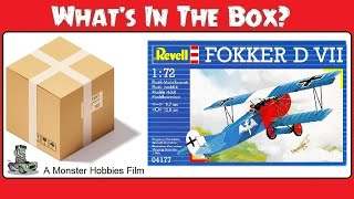 Whats In The Box? The 172 Scale Fokker D.vii Plastic Model Kit By Revell - A Model Kit Unboxing