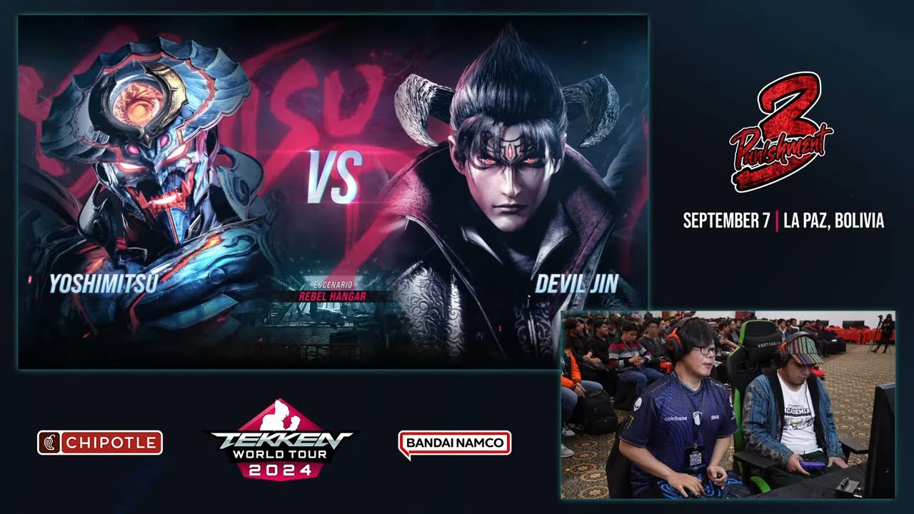 Chaoz (Yoshimitsu) vs Qudans (Devil Jin) TWT 2024 - Punishment 3