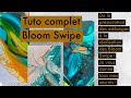 Tuto complet sur le bloom swipe je vous donne tous mes secrets acrylicpouring fluidart swipe