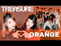 SWEET VOCALS, AND VISUALS! TWINS reaction to 트레저 TREASURE '오렌지 (ORANGE)'