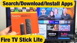 Fire TV Stick Lite: How to Search / Download / Install Apps screenshot 2