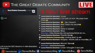 4 hour test stream from GDC discord