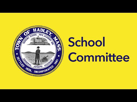 Hadley School Committee 12 21 2020