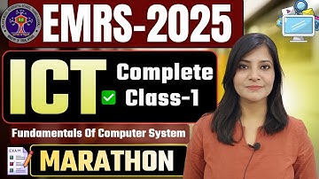 EMRS-2025 || ICT MARATHON CLASS-1 ICT FOR EMRS  EMRS 2025 TGT PGT EMRS COURSE NOTES  EMRS 2025
