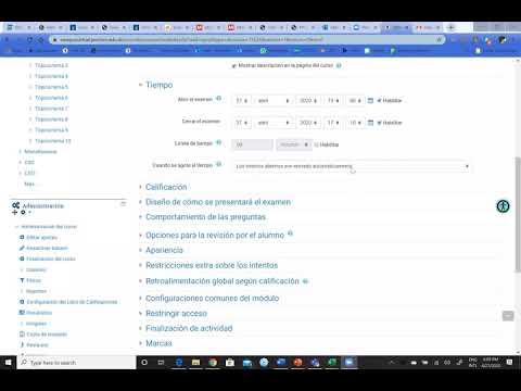 PUCMM Estudios en Línea - ¿Como Crear Examenes en la PVA?. (sesión nocturna)