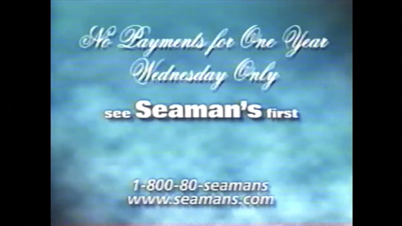 Seaman's Furniture One Day Sale Commercial (1998) (VHS Rip) YouTube