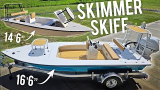 Skimmer Skiff 16 &amp 14 - Side By Side Comparison 