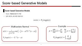 Score based Generative Models and Diffusion Models