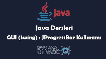 Java Dersleri #113 - GUI (Swing) - JProgressBar Kullanımı ve Yükleme Ekranı Yapımı