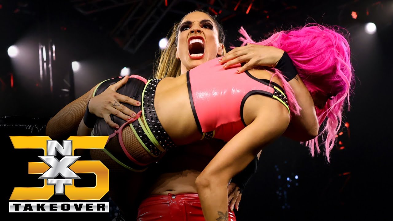 Gonzalez sends Kai bouncing onto the entrance ramp: NXT TakeOver 36 (WWE Network Exclusive)