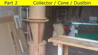 DIY Aspirateur cyclonique en bois  / aspirateur cyclone d'atelier