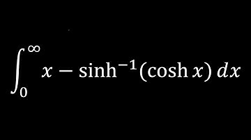 A magnificent hyperbolic integral from a viewer suggestion!