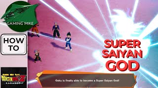 How to Unlock SUPER SAIYAN GOD Transformation | Dragon Ball Z: Kakarot DLC screenshot 5