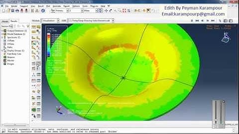 Simulation deep drawing in Abaqus